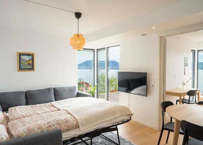 Panoramic View With Private Terrace Lejlighed Bergen