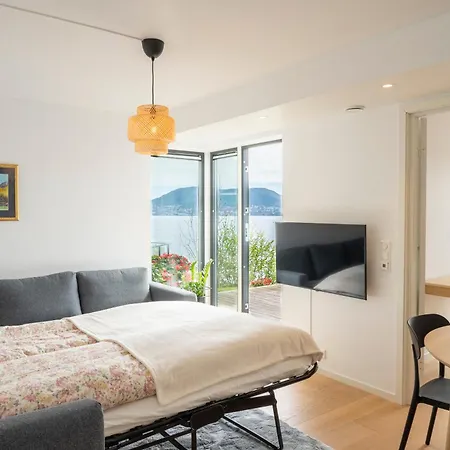 Panoramic View With Private Terrace Apartment Bergen