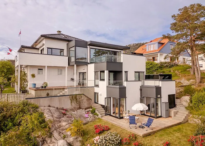 Apartment Panoramic View With Private Terrace Bergen