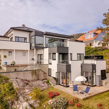 Apartament Panoramic View With Private Terrace Bergen