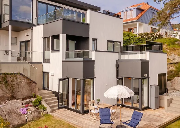 Panoramic View With Private Terrace Apartament Bergen